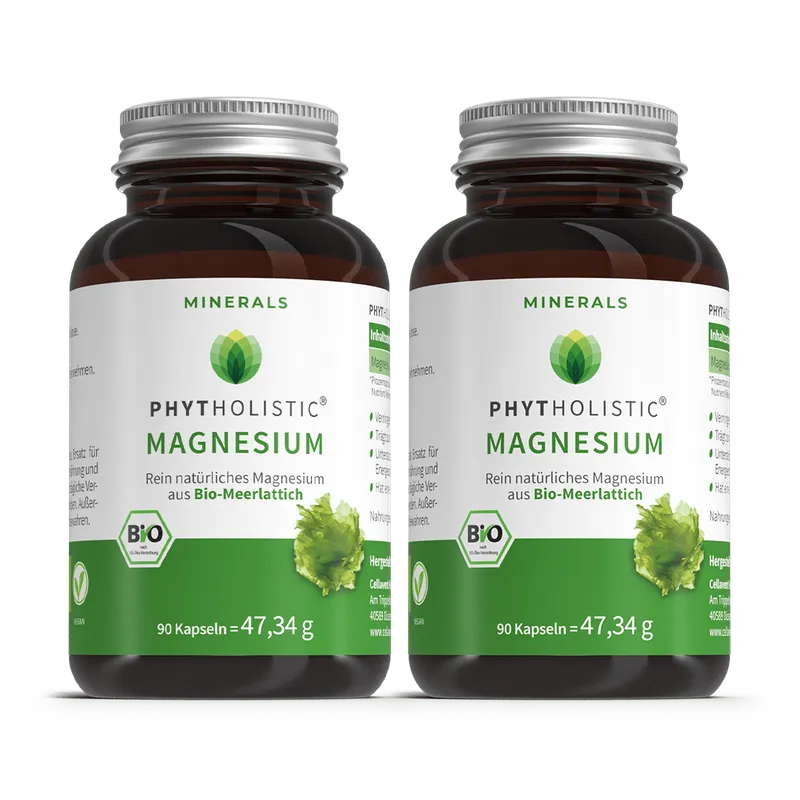 Cellavent Healthcare Bio Magnesium Tabletten - Phytholistic Magnesium 2 Monat – Produktbild 1 von 2