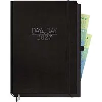 Häfft Häfft 12-Monats-Tageskalender, Maxi A4+, 2027, schwarz – Produktbild 1 von 1