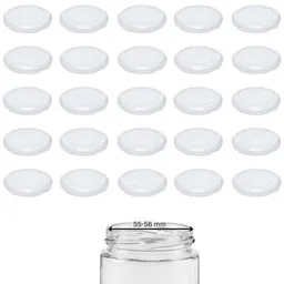 mikken mikken 25 Ersatzdeckel TO66 Ø 6,9 cm für Marmeladen- & Einmachgläser – Produktbild 1 von 1