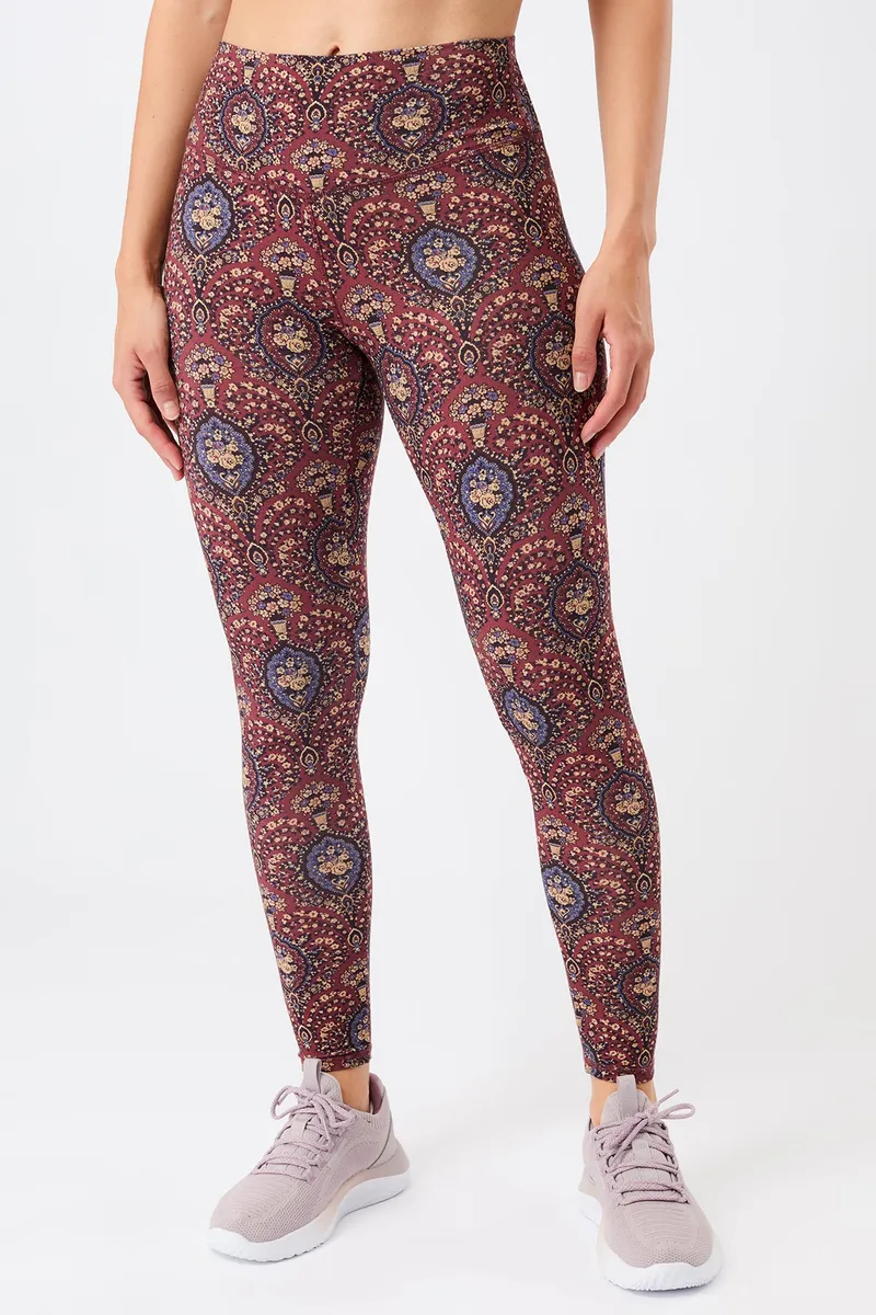 mandala MANDALA Damen vegan Leggings Best Printed Noor Valley, Mehrfarbig, – Produktbild 1 von 2