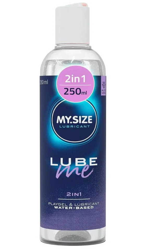 MY.SIZE Gleit- & Massageöl Lube Me 2-in-1, Liebesöl und Gleitmittel, angenehme Textur, pflegend, mit Aloe Vera – Produktbild 2 von 5