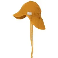 Pickapooh Pickapooh Kinder Mütze mit Nackenschutz Musselin sunflower Gr.46, Gelb, – Produktbild 1 von 1