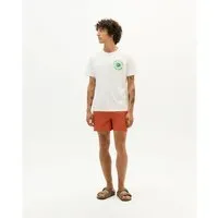 thinking mu thinking mu Badehose - Seersucker Limpopo - aus recyceltem Polyester, Rot (clay red), – Produktbild 1 von 1