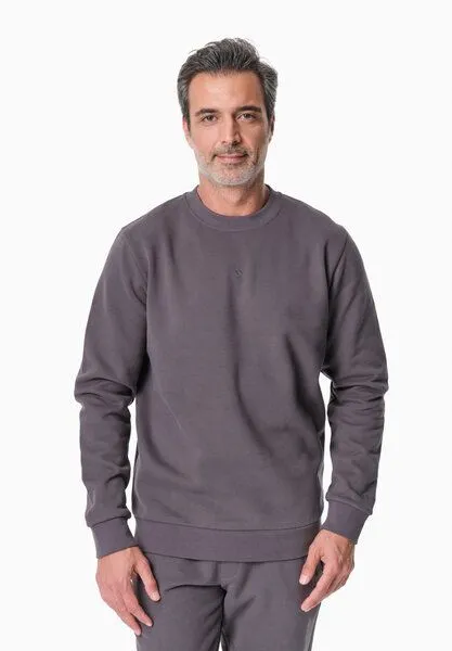 ORGANICATION ORGANICATION SCOTT | Sweatshirt aus Bio-Baumwolle, Shadow, – Produktbild 1 von 4