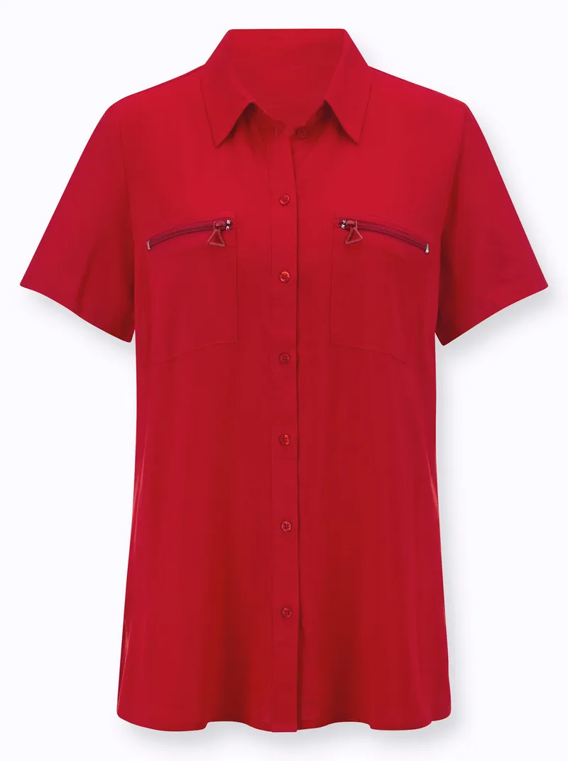 Witt Longbluse, Rot, – Produktbild 2 von 2