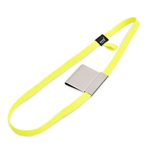 tyyp tyyp Stifthalter & Gummiband (Stiftschlaufe pen loop) für DIN A5 Bücher - Neon – Produktbild 1 von 2