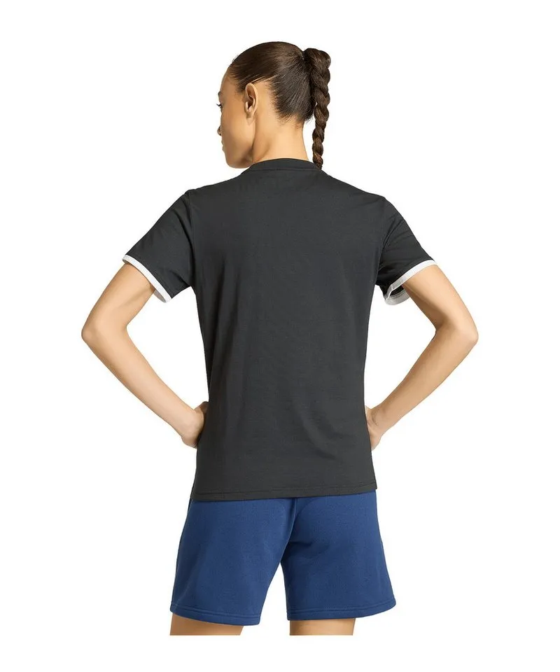 adidas Performance adidas Performance T-Shirt adidas Performance Entrada 26 T-Shirt Damen Baumwolle, Schwarz, – Produktbild 2 von 5