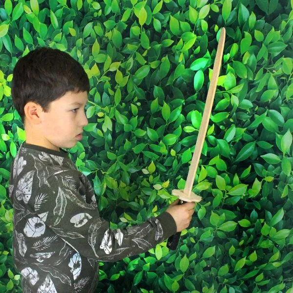 Mitienda Shop Mitienda Shop Samuraischwert aus Holz, Holzspielzeug Ninja – Produktbild 2 von 3