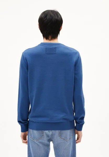 ARMEDANGELS ARMEDANGELS LOUKAA Herren Pullover aus Bio-Baumwolle, Dark morning, – Produktbild 2 von 4