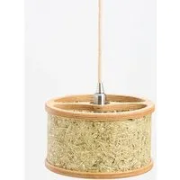 ALMUT von Wildheim ALMUT von Wildheim Nachhaltige Almheu Pendellampe aus 100 % Tiroler Bio-Gräsern von Almut, Pures almheu (grün), – Produktbild 1 von 1