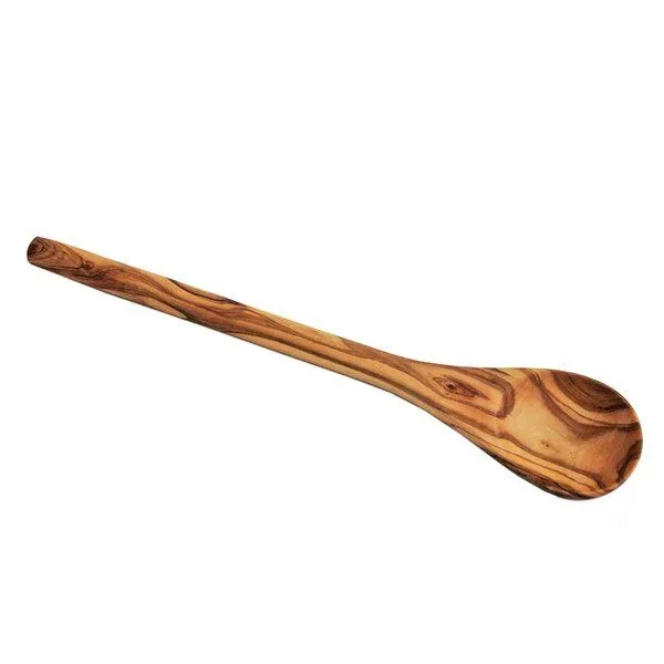 NATUREHOME NATUREHOME Olivenholz Kochlöffel Holzlöffel im 2er Set verschiedene Größen 25 und 35 cm – Produktbild 2 von 3