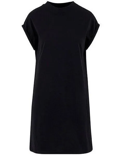 New Morning Studios New Morning Studios Ladies T-Shirt Dress T-Shirt Kleid Nachthemd verlängerte Schultern Extended Shoulder, Schwarz, – Produktbild 1 von 3
