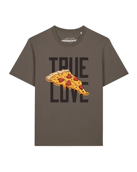 watapparel watapparel T-Shirt Unisex True Love, Mocha, – Produktbild 1 von 2