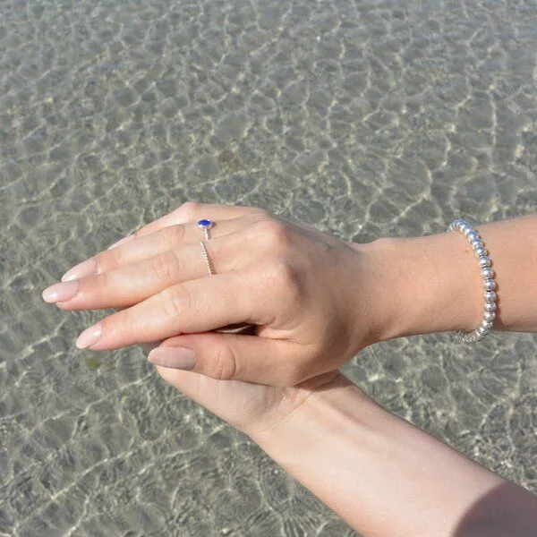 pakilia pakilia Silber Ring Kordel gedreht Fair-Trade und handmade – Produktbild 3 von 4