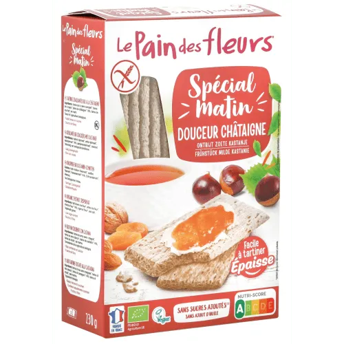 Blumenbrot Frühstücks-Schnitten Kastanien bio (230g) – Produktbild 1 von 1