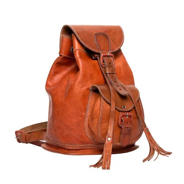 hecho. hecho. Lederrucksack "Carla" (S) – Produktbild 1 von 2