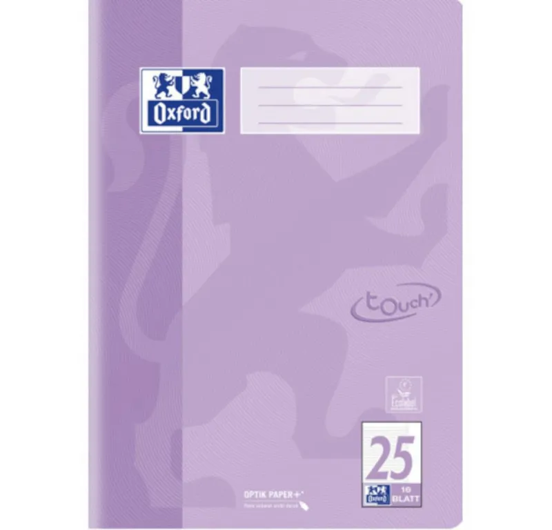 OXFORD OXFORD Marker Oxford Schulheft A4 Lin25 – 16 Blatt FLIEDER – Produktbild 1 von 1