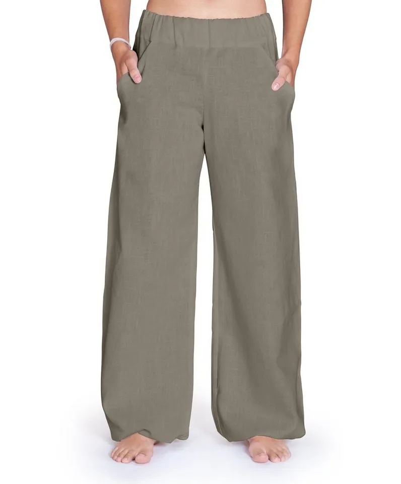 SCHAZAD SCHAZAD Leinenhose DELIGHT Leinenhose, Grün, – Produktbild 2 von 4