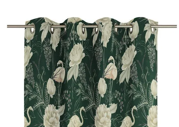 Nature by Adam Nature by Adam Vorhang aus 100% Bio-Baumwolle - Made in Germany - Eden, Grün, – Produktbild 5 von 7