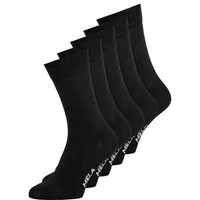 MELA MELA Basic Socken im 5er-Pack aus Biobaumwoll-Mix, Schwarz, – Produktbild 1 von 1