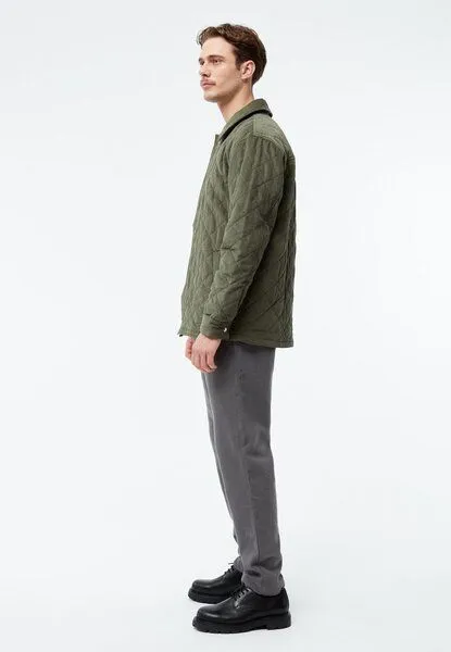 Givn Berlin Givn Berlin Steppjacke GBTERENCE aus Babycord, Dark khaki, – Produktbild 4 von 4