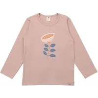Walkiddy Kinder Langarmshirt GOTS zertifiziert, rosa, „Fancy Flowers“ Frontprint, weich & bequem – Walkiddy – Produktbild 1 von 1