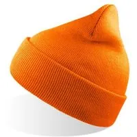Atlantis Headwear Atlantis Headwear Atlantis Mütze mit Bund in 35 Farben erhältlich, Orange fluo, – Produktbild 1 von 1