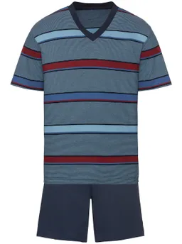 wäschepur men Shorty marine-rot-gestreift – Produktbild 1 von 1