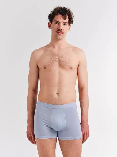 erlich textil erlich textil Light Touch Pants im 3er Pack, enge Boxershorts aus weichem Modal, made in Europe, Hellblau, – Produktbild 6 von 8