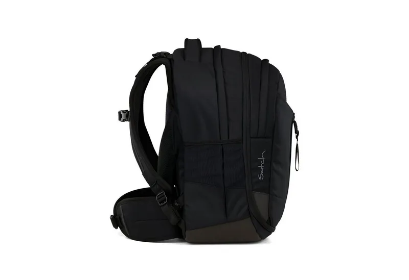 Satch Satch Schulranzen Schulrucksack-Set MATCH Blackjack 3-teilig (3-teilig), Schulranzen, ergonomisch, 30 + 5 Liter, Schwarz, – Produktbild 4 von 4