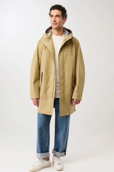 LangerChen LangerChen Regenparka mit seitlichen Reißverschlüssen am Saum, Breeze (braun), – Produktbild 1 von 4
