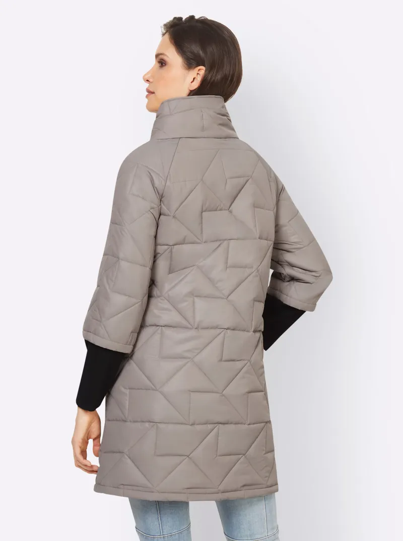 heine Kurzmantel taupe, Taupe, – Produktbild 1 von 2