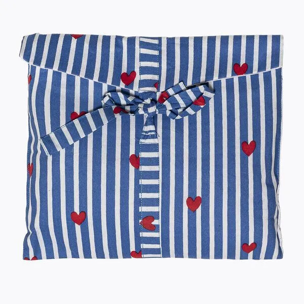 KIKOONI KIKOONI Baumwoll Pyjama "Sleepy K", Love edition blue, – Produktbild 3 von 3
