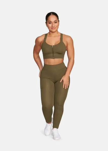 Golds Gym Golds Gym Gold's Gym Sport-BH „Geena“, Dark olive, – Produktbild 4 von 4