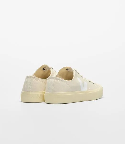 Veja Veja Damen-Sneaker Wata II Low Canvas Pierre White – Produktbild 3 von 4