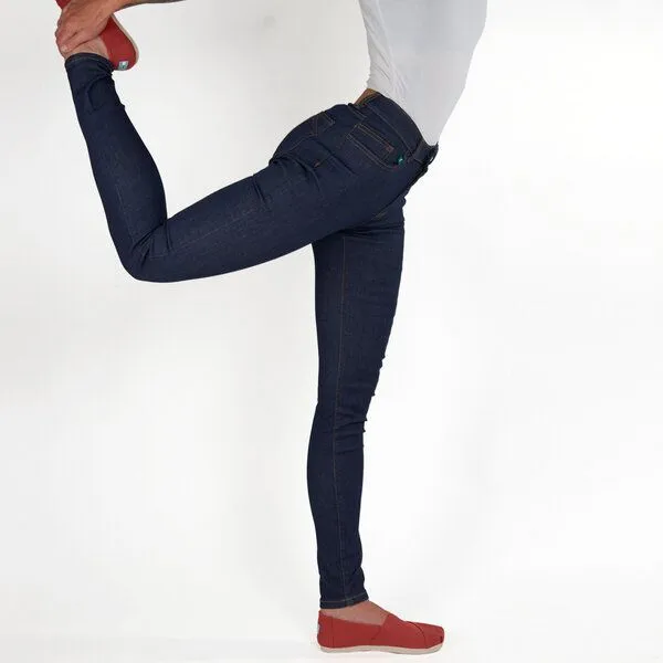 fairjeans fairjeans Röhrenjeans SKINNY HIGH WAVES, eng und elastisch mit hohem Bund, leicht verwaschen – Produktbild 5 von 5