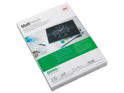 GBC 100 Folientaschen A4 75µ matt – Produktbild 1 von 1