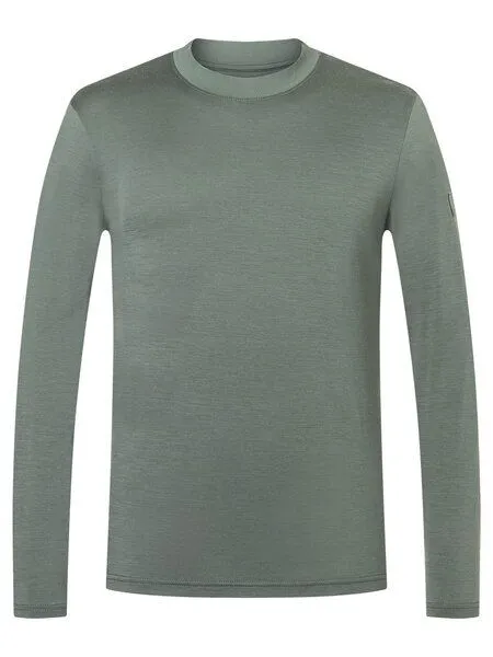 Super.Natural Super.Natural M Casual Rib Bio J LS für Herren, Eucalyptus, – Produktbild 4 von 4