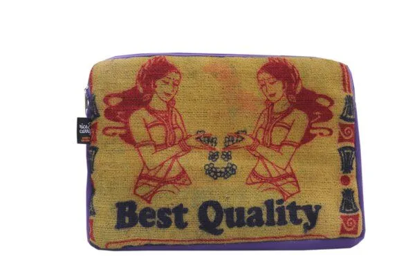 Rice&Carry Rice&Carry Laptop Tasche aus Jute – Produktbild 2 von 4