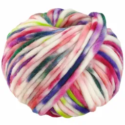Lana Grossa Lana Grossa Confetti Erdbeer/Viola/Fuchsia/Grün/Blau/Weiß – Produktbild 1 von 1
