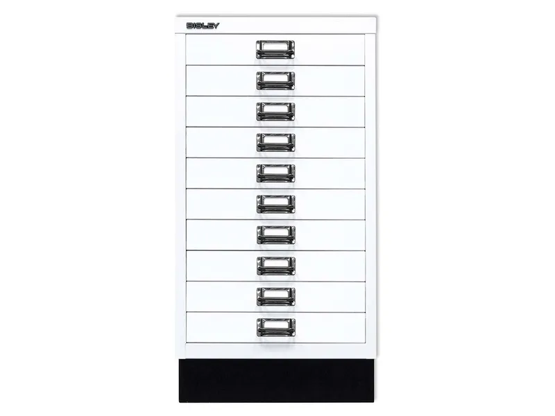 Bisley Bisley Schubladenschrank "MultiDrawer" DIN A3 mit 10 Schubladen verkehrsweiß – Produktbild 1 von 1