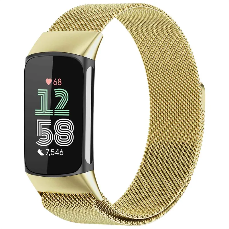 imoshion imoshion Magnetisches Milanaise Armband für Apple Watch | 38/40/41/42 mm, Gold, – Produktbild 2 von 3