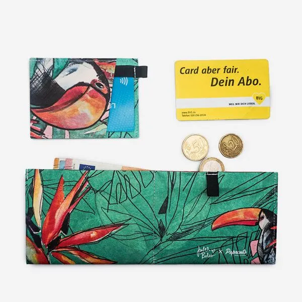 paprcuts paprcuts RFID Portemonnaie Pro, Vivid tucano 2.0. (bunt), – Produktbild 4 von 4