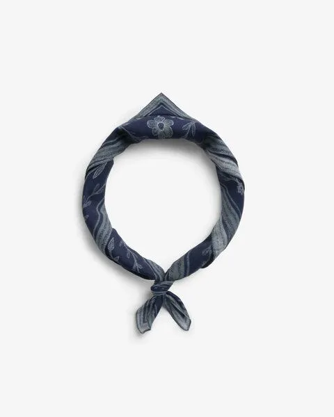 Rotholz Rotholz Tuch Flowery Bandana, Blau (floral blue), – Produktbild 1 von 3