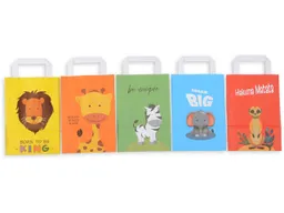 Elco ELCO Papier-Tragetaschen-Set "Safari Bund" 26 x 18 x 8 cm, 10 Stk. – Produktbild 1 von 1