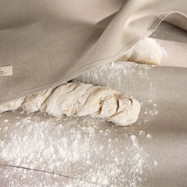 nahtur-design nahtur-design Bäckerleinen aus 100% Bioleinen | Teigtuch | Bioleinen-Backtuch – Produktbild 1 von 5