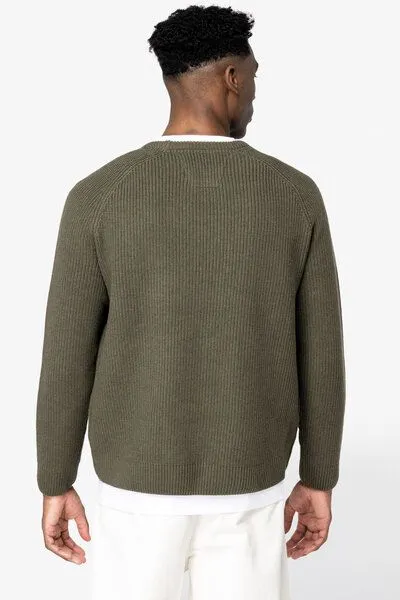 Kultgut Gemütlicher Grobstrickpullover/ Kultgut, Naturgrün, – Produktbild 2 von 4