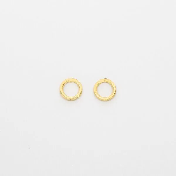 fejn jewelry fejn jewelry Ohrstecker 'satin circle', Silber, – Produktbild 3 von 4