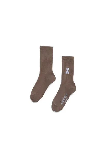 ARMEDANGELS ARMEDANGELS SAAMUS BOLD Unisex Socken aus Bio-Baumwoll-Mix, Walnut cream, – Produktbild 2 von 2