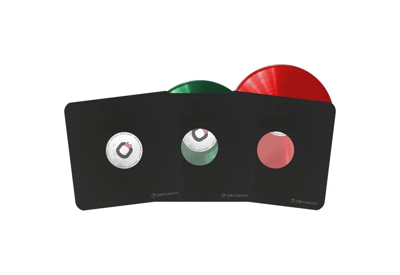 Oehlbach Oehlbach Plattenspieler-Reinigungs-Set Vinyl Protect 25 Schallplatten Innenhüllen Schwarz, (Set, 25x Plattenhüllen Innen), 25x Schallplatten Innenhüllen Schwarz Platten Hüllen LP 12" Zoll, Schwarz, – Produktbild 2 von 4